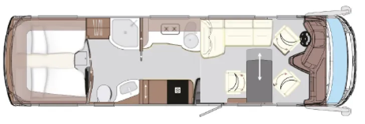 Grundriss Tag Concorde Charisma 910 LI Edition70*Megavoll*AHK*WaMa