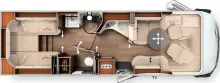 Grundriss Tag Carthago chic e-line I 61 XL LE Mercedes (334)