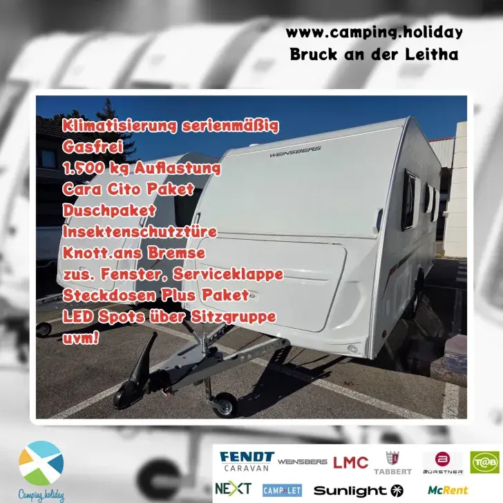 Frontal Vorne Weinsberg CaraCito 450 FU