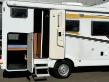 Grundriss Tag Carado A 461+TV+Truma Kombi+Fahrradträger