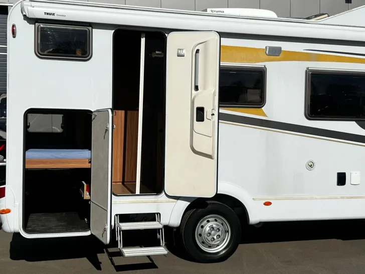 Grundriss Tag Carado A 461+TV+Truma Kombi+Fahrradträger