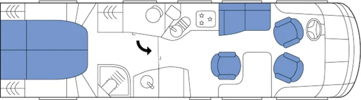 Grundriss Tag Niesmann + Bischoff Flair 920 BF Privatverkauf