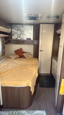 Sicht vorne-hinten Hobby Prestige 560 WFU Dachklimaanlage