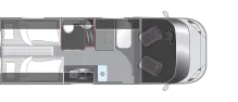 Grundriss Tag Roadfans Hopper 640 Automatik | Markise | Navi