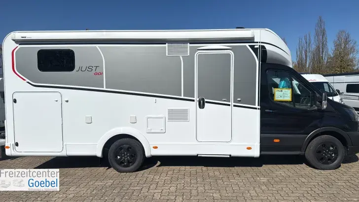 Seitlich Dethleffs Just Go! T 7055 EB Active Markise