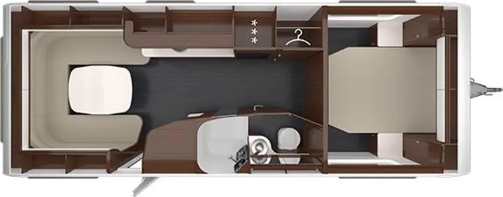 Grundriss Tag Tabbert Puccini 685 DF 2.5 perfekter Dauercamper !