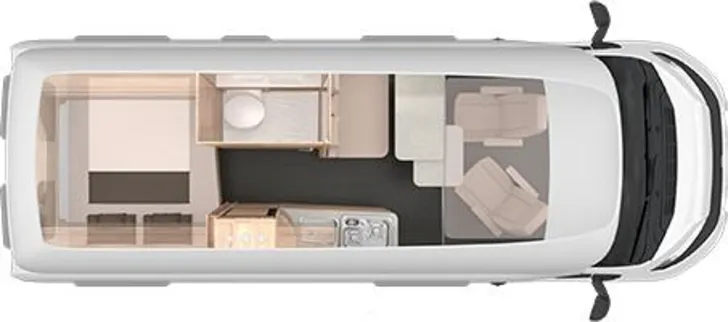 Grundriss Tag Knaus BoxLife PRO 600 STREET XL UVP: 89.099,- 