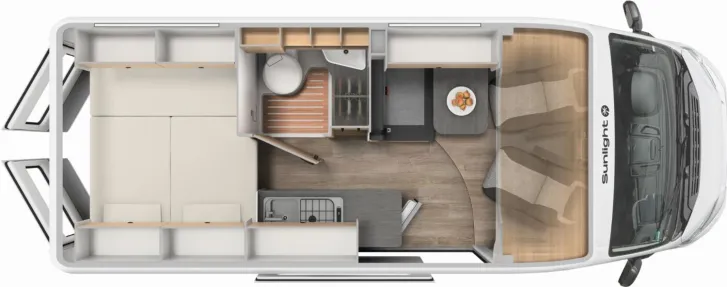 Grundriss Tag Sunlight Cliff 600 Peugeot