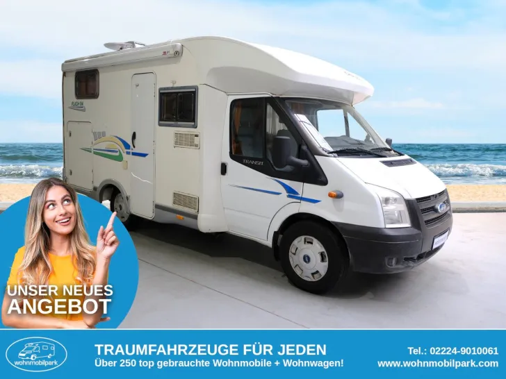 Fahrzeugbild Chausson Flash 04/Festbett/Garage/Markise/Klimaanlage #1