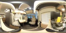360° Innenansicht Malibu Van first class - two rooms GT skyview 640 LE RB Fiat (725)