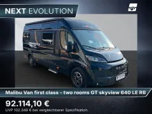 Fahrzeugbild Malibu Van first class - two rooms GT skyview 640 LE RB Fiat (736) #1