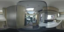 360° Innenansicht Adria Compact Axess SP auf Okt26|NAVI|RFK|DL|LEDSW|ZVR