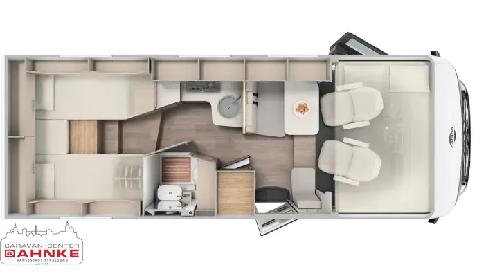 Grundriss Tag Carado I 338 pro+ Automatik