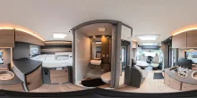 360° Innenansicht Dethleffs Globebus Performance 4x4 T 16 AHK Clesana ACC