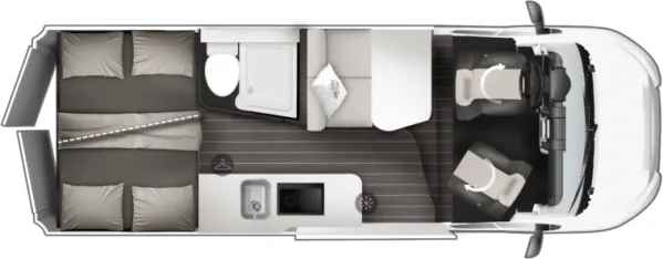 Tagesgrundriss Roller Team LIVINGSTONE GO 5