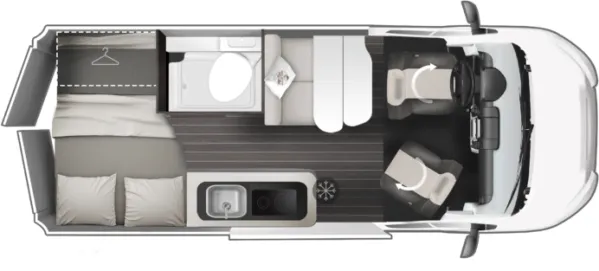 Tagesgrundriss Roller Team LIVINGSTONE Sport K2