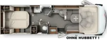 Grundriss Tag Carthago chic c-line I 6.2 XL QB Mercedes - MODELL 2026 !!!