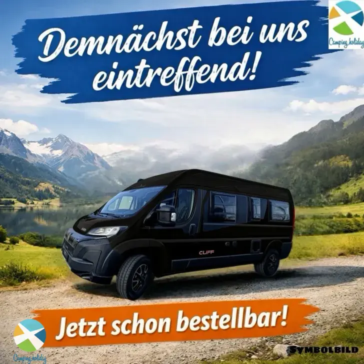 Schräg Vorne Sunlight Camper Van Cliff 540