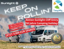 Frontal Vorne Sunlight Camper Van Cliff 540