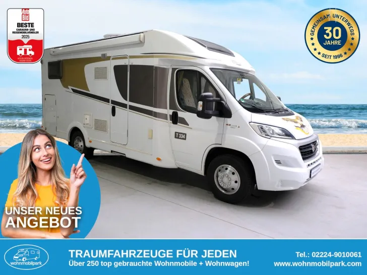 Fahrzeugbild Carado T 334/Festbett/Hubbett/Garage/Tempomat #1