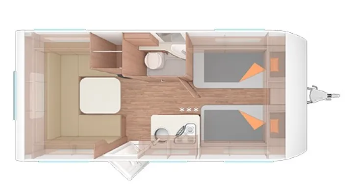 Grundriss Tag Weinsberg CaraOne 480 EU Modell 2026