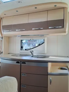 Grundriss Nacht Hobby La Vita bionda 440 SF gut gepflegt, Tierfr