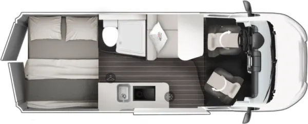 Tagesgrundriss Roller Team LIVINGSTONE 2 POWER Edition