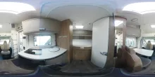 360° Innenansicht Carado pro A 132 Markise|Fahrradträger|16 Zoll Aluräder