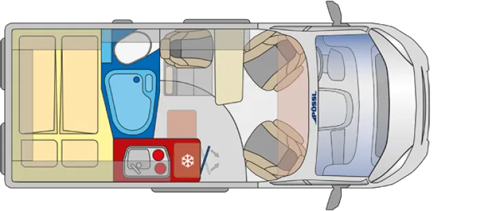 Grundriss Tag Pössl Summit SHINE 540 R ----> jetzt € 16.635,- sparen!