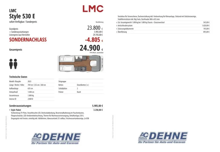 Fahrzeugbild LMC Style 530 E sofort Verfügbar / Sonderpreis #3