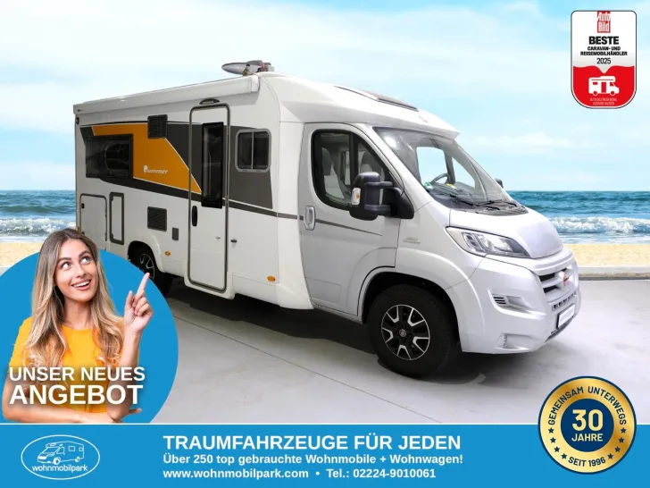 Fahrzeugbild Bürstner Nexxo Time t 660 Summer/franz. Festbett/Garage #1