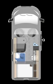 Grundriss Tag Clever Tour Aufstelldach