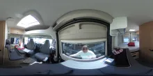 360° Innenansicht Sunlight Cliff 540 Markise, AWT isoliert & beheizt
