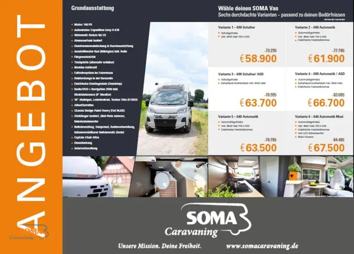 Fahrzeugbild LMC Innovan 600 - SOMA VAN EDITION Fiat-Aufstelldach #1