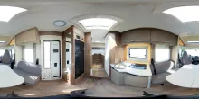 360° Innenansicht Carado T 457 Pro+, LTE, TV, Solar, 3. Bett