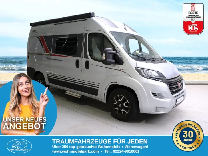 Fahrzeugbild Bürstner Campeo 540/9-Gang Automatik/1.Hand/Festbett/TOP #1