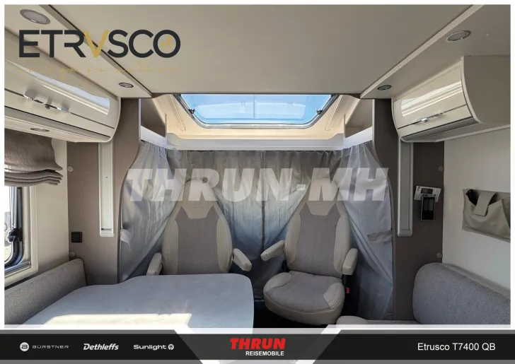 Fahrzeugbild Etrusco T 7400 QB | SAT | SOLAR | LUFTFEDER | HUBBETT #10