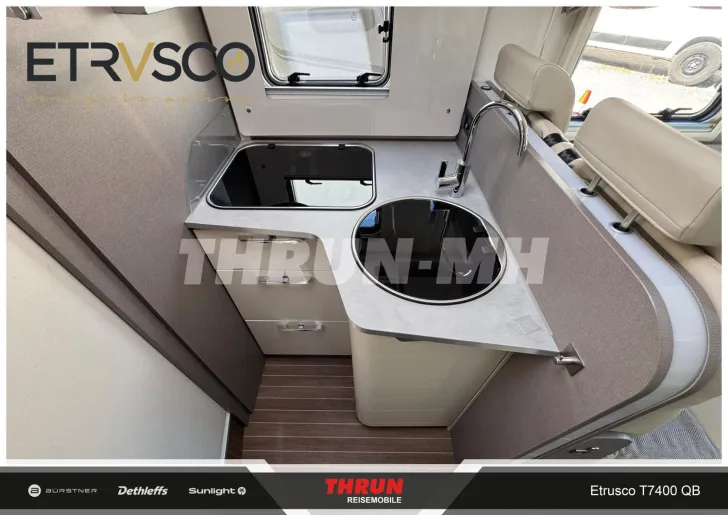 Fahrzeugbild Etrusco T 7400 QB | SAT | SOLAR | LUFTFEDER | HUBBETT #16