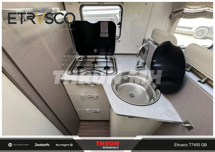 Fahrzeugbild Etrusco T 7400 QB | SAT | SOLAR | LUFTFEDER | HUBBETT #19