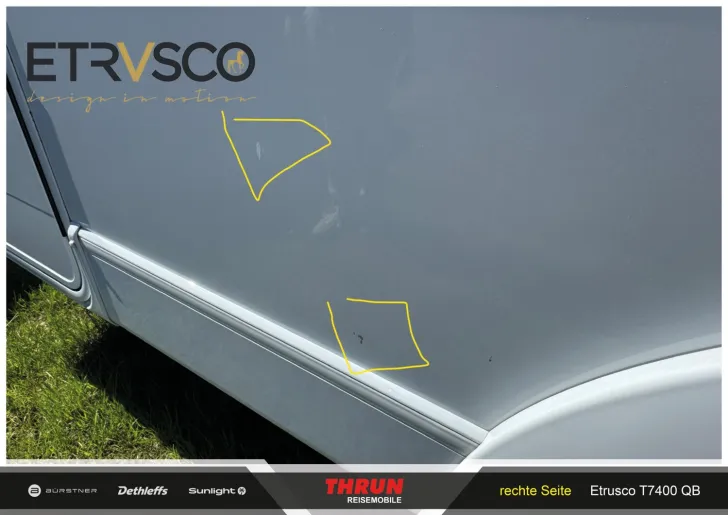 Fahrzeugbild Etrusco T 7400 QB | SAT | SOLAR | LUFTFEDER | HUBBETT #40