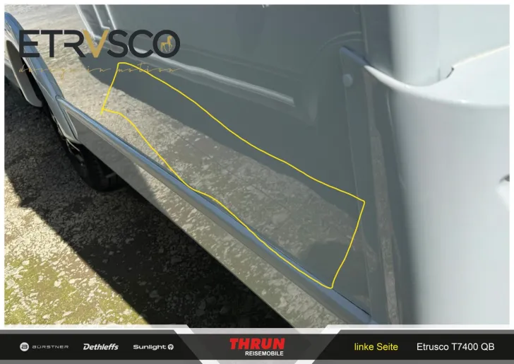 Fahrzeugbild Etrusco T 7400 QB | SAT | SOLAR | LUFTFEDER | HUBBETT #44