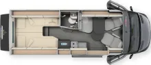 Grundriss Tag Malibu Genius 641 LE Mercedes