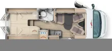 Grundriss Tag Malibu Van charming coupé 640 LE