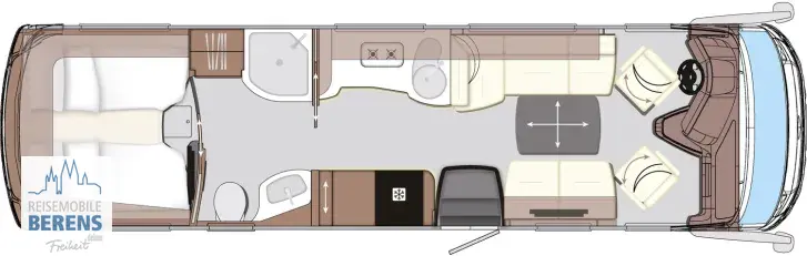 Grundriss Tag Concorde Charisma 910 LI