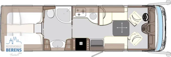 Grundriss Tag Concorde Carver 850 L