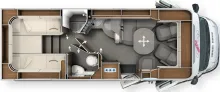 Grundriss Tag Carthago chic c-line T 4.9 LE Mercedes