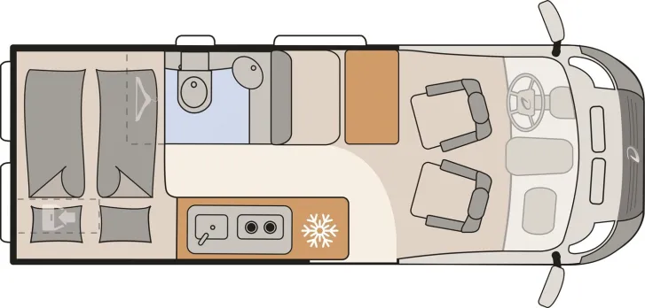 Grundriss Tag Dethleffs Globetrail 600
