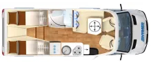 Grundriss Tag Hymer ML-T 570 Xperience Beck-45 Clever Deals