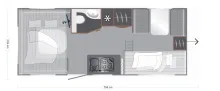 Grundriss Nacht LMC Style Lift 500 K sehr gepflegt