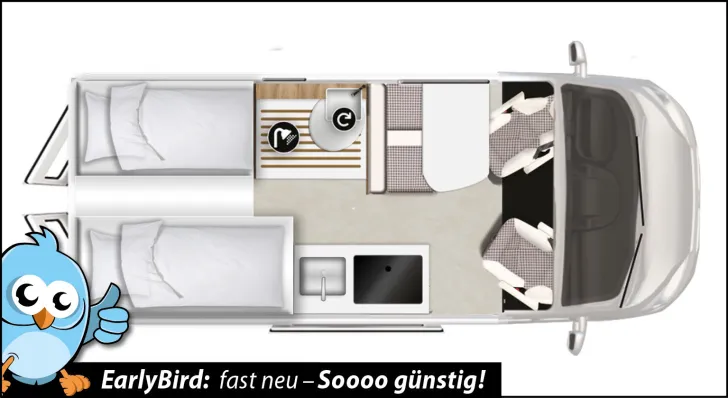 Fahrzeugbild Karmann Mobil Davis 600 Lifestyle *SCHAUSONNTAG 11-16 UHR* #3